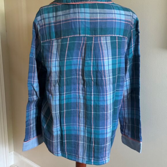 Sundance pajama Set blue Toboggan Trails - Medium - $156 - Picture 8 of 10